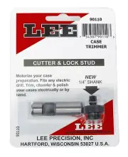 NEW LEE Cutter and Lock Stud Case Trimmer - Cartridge Mouth Chamfer Tool - 90110