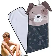 Towels for Kids,Dog Print Quick Dry Towel - 30 x 6 Inch Boys Beach Towels Super Absorbent Cool Down Towel Swim Towel for Camping