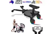 Baby Jogger Glider Board 2 in 1 Kid Stroller Board with Dismountable Seat AU Luminous wheel