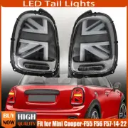 For Mini Cooper F55 F56 F57 2014-2022 LED Tail lights Union Jack Rear Lamp L+R (for: Mini)