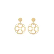 Talia Earrings in Sterling Silver with Matt Finish - Elegant Jewellery in Australia