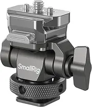 SmallRig HawkLock H21 Quick Release Monitor Mount with Cold Shoe Mount, Swivel and Tilt Adjustable Monitor Holder with 1/4"- 20 Screw, Dual Anti-Twist Design, for Ninja V and V+ Monitors - 4888