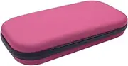 Gigicloud Stethoscope Carrying Case, Travel Portable Stethoscope Storage Box Eva Stethoscope Case Lightweight Thin Stethoscope Holder Storage Pouch Hard Drive Pen Medical Organizer, Pink, One Size