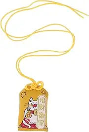 [COLLBATH] 1pc Japanese Cherry for Health Luck Omamori Charm Bag Charm Cherry Keychain Japanese Style Fortune Amulet