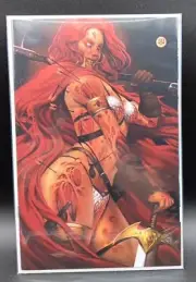 DIENAMITE NEVER DIES #2 JOHN VASQUEZ VIRGIN RED SONJA ZOMBIE Comic Cover NM