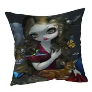 Maiden Fauna the Goddess of Animals Cushion Cover