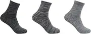 [ZDFOZD] Grounding Socks with 8% Silver Fiber - Anti Odor & Moisture Wicking, Static Dissipative Earthing Socks for Indoor/Outdoor Use, Works with Grounding Shoes/Mats/Sheets (4 Pairs)