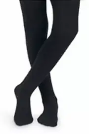 New Jefferies 1 pr Pima CottonTights SEAMLESS 2-4y, 4-6 y, 6-8 y BLACK gift