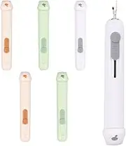 AwObEpl 6PCS 3 in 1 Needle Threader and Seam Rippers with Needle Storage for Hand Sewing Automatic Stitch Remover Tool for Knitting Cross Stitch
