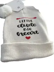 Child’s Beanie Hat One Size Fits Most- Little Dude Big Heart