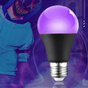 360 Glow UV Purple Bulb E26/E27 Spiral Purple Black Light Bulb Home