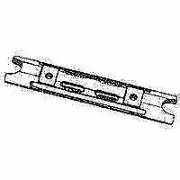 Camp Yamaha Outboard Zinc Transom Anode Bar 8 In 40-90 HP 6H14525102