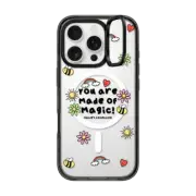 iPhone 16 Pro Impact Ring Stand Case MagSafe Compatible You are Made of Magic by Katie's Collective