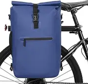 zolyet 3-in-1 Bike Pannier ycle Rear Rack Bag Backpack Shoulder Bag Cycling Commuting Bag Pack with Laptop Compartment Blue