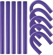 Heatless Hair Curlers Jumbo Flexible Curling Rods Bendable Twist Flexirod Soft Foam No Heat Hair Rollers for Long Medium Hair