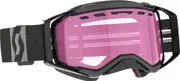 Scott Prospect Black/Grey Snow Goggles, black-pink for Men Black Pink