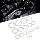 Washers Seal Gasket Silver Screw Assortment Sealing Aluminum Practical