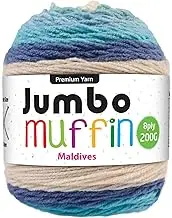 Yatsal Jumbo Muffin 8-Ply Premium Knitting Yarn 200 g, Maldives