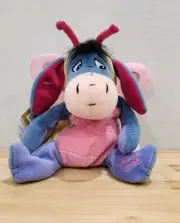 Disney Store Mini Bean Bag Butterfly Eeyore 8"