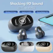 M47 TWS Clip-On In-Ear Wireless Earbuds: Noise-Cancelling for Sports & Gaming