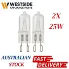 2X BOSCH OVEN HALOGEN LAMP 25W g9 300C 00607291- 1750348