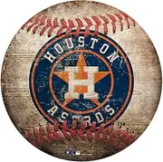 Houston Astros 12" Baseball Shaped Sign