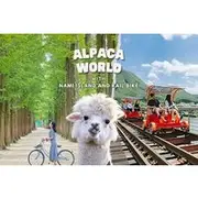 Save 13.70%! Alpaca World and Nami Island with Gangchon Rail Bike Tour