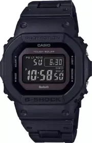 Casio Men'S G-Shock Bluetooth Multiband-6 Digital Solar Watch, Black Dial, Black