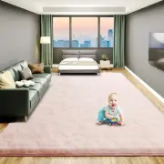 Luxury Fluffy Rug for Living Room, 5x7 Soft Thick Large Area Rug for Bedroom,
