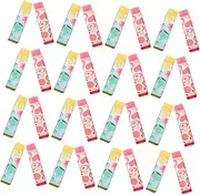 SECFOU 32pcs Cute Heart Shaped Novelty Erasers for Mini Kawaii Stationery Classroom Rewards and Party Favors Easy Erasing Comfortable Handling for School Supplies