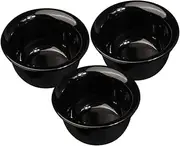 3pcs Shaving Bowls Portable Shaving Cups for Men Capacity Mixing Bowl Elegant Design for Comfortable Use