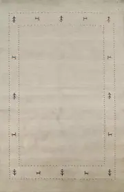 Beige Handmade Indian Rug Wool Gabbeh Bedroom Carpet 5x7 ft.