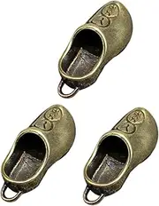 [COHEALI] Villain Shoe Keychain DIY Jewelry Pendants Hand Chain Pendant Charm Bracelet Car Key Chain Necklaces Keychains for Car Keys Feng Shui Jewelry Trendy Earrings Kit Golden