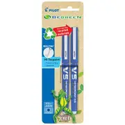 Pilot BegreeN Hi-Tecpoint Rollerball Pen 0.5mm Blue 2 Pack