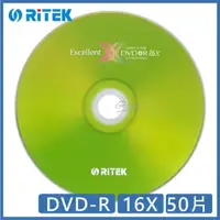 在飛比找蝦皮購物優惠-錸德 Ritek X系列 16X DVD-R 50片 DVD