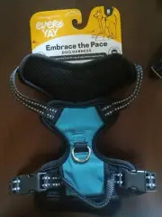 New EveryYay Soft Teal Soft Dog Harness Size Small Retail $34.99