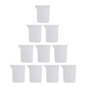 Silicone Measuring Cups for Resin Silicone Mixing Cups,10Pcs Stir and Pour Tools