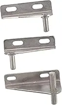JECOMPRIS 3pcs Freezer Door Hinges Replacement Kit for Double Door Commercial Refrigerators and Versatile for Ice Storage and Smooth Operation