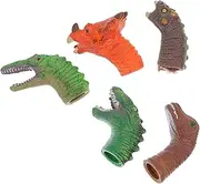 Educational Dinosaur Finger Puppet Set 5pcs Hand Puppet Toys for Boys and Girls for Bedtime Stories Imaginative Play