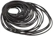 50PCS 40-130MM Mixed Square Cassette Tape Machine Recorder Rubber Belt for Repair Walkman CD DVD Drives - 1mm Thickness