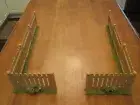 4 piece set Picket Fence 1:12 dollhouse miniature Artisan Made #1