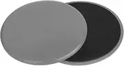Colaxi 2 Pieces Core Sliders for Working Out Exercise Equipment Gift Full Body Workout Lightweight on All Surfaces Fitness Discs for Core Strength, Gray