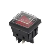 1*-RED 2 Position 4 Pins Switch POWER PUMP ON OFF Illuminated Rocker Switch~