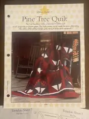 Pine Tree Christmas Quilt Pattern Oxmoor House Vintage