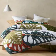 Accessorize Monstera Digital Printed 3 Piece Comforter Set