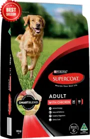 SUPERCOAT SmartBlend Adult Dry Dog Food, Chicken, 18kg