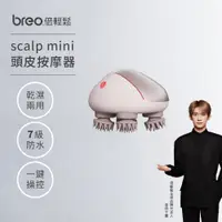 在飛比找PChome24h購物優惠-breo 倍輕鬆 乾濕兩用頭皮按摩器 scalp mini 