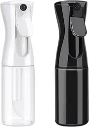 Water Spray Bottles Hair Spray Bottles Mist Sprayer Fine Plant Mist Spray Bottle Fine Continuous Spray Water Bottle, Fine Mist Spray Bottles for Hair, Plants, Cleaning, 200ml, Set of 2