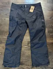 Mens BURTON Covert Snowboard Ski Pants Insulated True Black Sz XXL