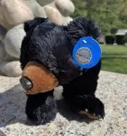 Purr Fection By MJC Cushy Critter 15 Inch Plush Black Bear Woodland